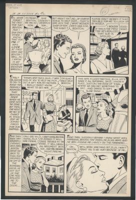 Fred Guardineer | Golden Age Great Guardineer Romance Art - Lush Inks - Falling in Love Issue Dream Book of Love # 2 Page 3 | Koch Comic Art