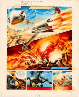 Eagle/Dan Dare original artwork (1960) drawn, painted and signed by… | Comic Book Auctions ltd
