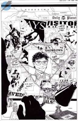 Ryan Sook | Action Comics Issue 1095 Page Cover | Felix Comic Art