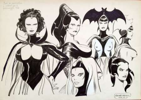 Frollo, Leone - original study for the character "Yra" (1980) | Catawiki