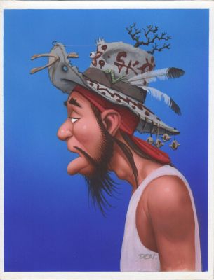 Den Beauvais | Voodoo Hat Guardians Tcg Fantasy Card Game | TDArt