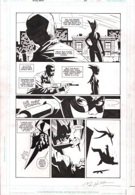 Mike Huddleston, Troy Nixey | Harley Quinn #35 P.1 - Harley At Gunpoint - Signed - 2003 | Anthony’s Comic Book Art