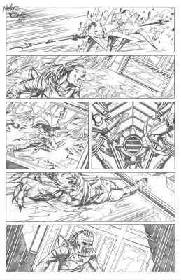 Elvin Ching | Predator Badlands Issue 1 Page 14 | Next Comic Art