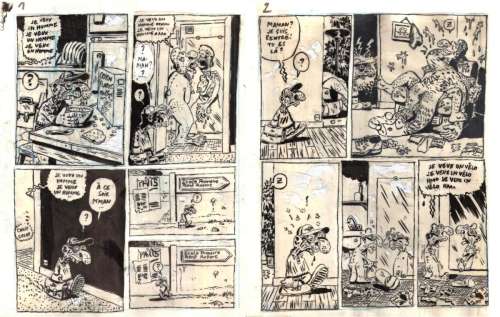 Vuillemin Philippe | Gag complet en 2 planches | Galerie Napoléon