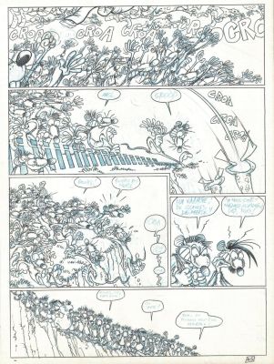 David Edouard & Ptiluc | PLANCHE ORIGINALE 45 TOME 2 de RAT’S Quand pousse le bitume | Galerie Napoléon