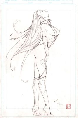 Billy Tucci | Vampirella: Death And Destruction #1 Cover (Vampirella in Very Seductive Pose!) 1996 | Romitaman