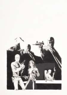 GUERINEAU, Richard ( 1969 ) - lot 184 - Couverture originale Ã  l‘encre de chine pour la série…