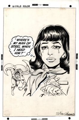 Dick Giordano | Superman & Lois Lane Merchandising Pinup (1980S) | Romitaman