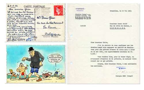 De Moor (Bob) | Exceptionnel ensemble relatif au début des Studio… | Banque Dessinée