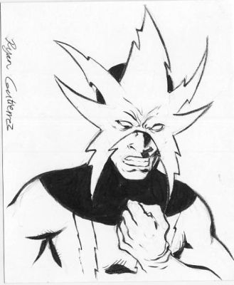 Ryan Gutierrez | Electro 6X5 Card Art | Catskill Comics