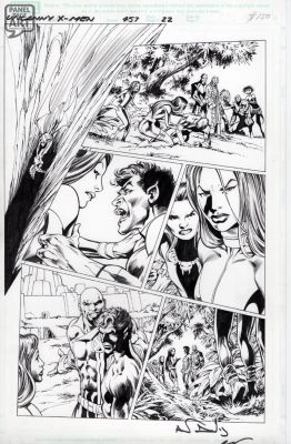 Alan Davis | Uncanny X-Men 457 Page 22 | Panel Page Art