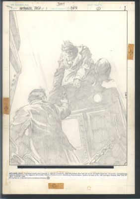 Gene Colan | Great Gene Colan Page 1 Splash For Nathaniel Dusk # 3 Issue Nathaniel Dusk # 3 Page 1 | Koch Comic Art