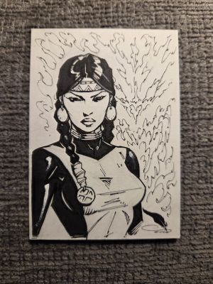 Jason Johnson - Dani Moonstar X-Men Mirage Sketch Card