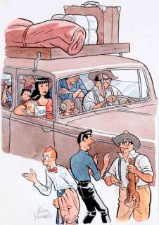 Schwartz | Gringos Locos, illustration couleurs Ã  l’encre de… | Banque Dessinée