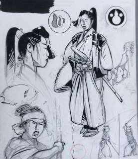 Michetz - Dessin original - Kogaratsu - Personnage féminin | Catawiki