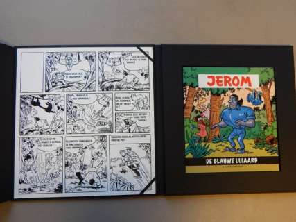 Vandersteen, Willy / De Rop, Eduard - Jerom - De Blauwe Luiaard - Originele pagina + luxe album - (1966/2011) | Catawiki