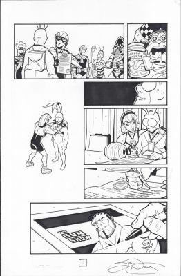 Sean Wang | The Tick’s Comic Con Extravaganza Issue 01 Page 11 | Splash Page