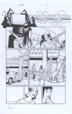 Jason Howard | Astounding Wolfman Issue 4 Page 01 | Splash Page