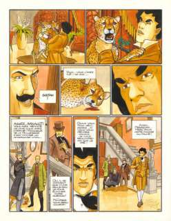 Eric LENAERTS (né en... - Lot 477 - Les Romantiques - Les compagnons du Guépard Encres...