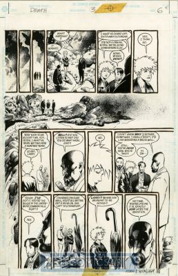 Mark Buckingham | Death: Time of Your Life 3 Pg 7 By Mark Buckingham Issue 3 Page 6 | BritComicsArt