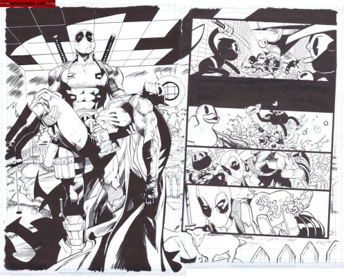 Dan Mora | Batman Deadpool Issue 01 Page 04 & 05 | Kwan Chang
