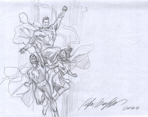 Felipe Massafera | Shazam #16 Cover Prelim (Batman, Superman, Wonder Woman, 2 Flashes, Superwoman, Green Lantern!) | Romitaman