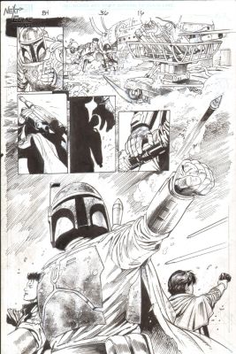 Lan Medina | Star Wars: Bounty Hunters #36 Issue 36 Page 16 | Next Comic Art