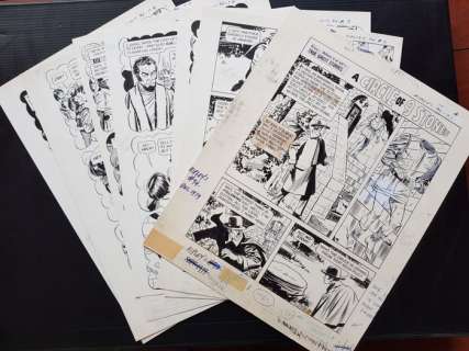 Frank Bolle - 7x Original Art Page - Ripley’s Believe It Or Not!  - Complete Story of 7 Pages ! - (1980) | Catawiki