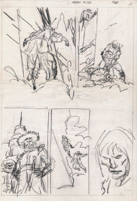 John Buscema | Savage Sword of Conan #32 P 15 (11 X 17 Inch Bronze Age Prelim) | Romitaman