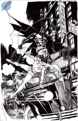 Ryan Sook | Batman And Robin: Year One Issue 12 Page Cover | Felix Comic Art