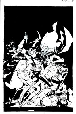 Riley Rossmo | Tim Drake: Robin #3 Cover (Robin Battles 4 Other Robin Clayface Characters!) 2022 | Romitaman