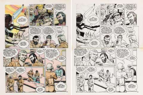 Bogusław Polch (1941 - 2020) | Bogusław Polch | "Funky Koval. Bez oddechu", plansza i blaudruk nr 39, 1982 | Desa Unicum