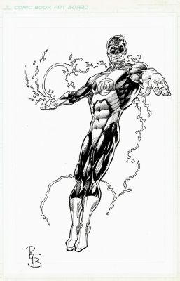 Pat Broderick | Green Lantern Pinup (1990S) | Romitaman
