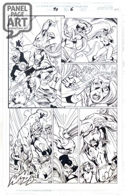 Alan Davis | X-Men 90 Page 6 | Panel Page Art