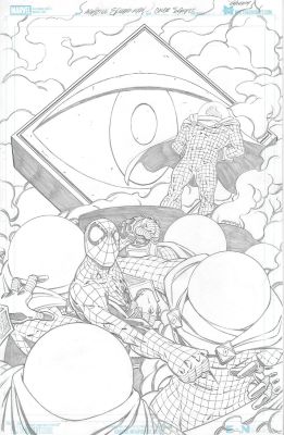 Matt Gaudio | Amazing Spider-Man Cover Sample Page Cover Sample | Splash Page