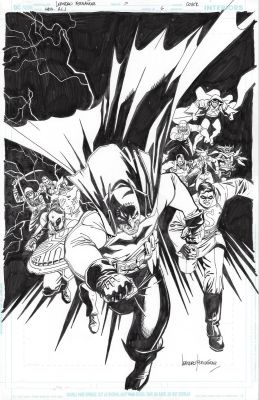 Leandro Fernandez | Batman Gotham By Gaslight a League For Justice Cover Issue 06 Page Cover | Splash Page
