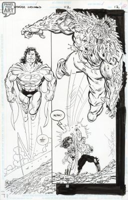 John Byrne | Wonder Woman 112 Page 12 | Panel Page Art