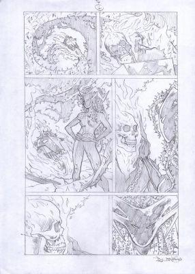 Paul Davidson – Ghost Rider – Spirits of Violence 4p4 | Berserker Art