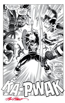 Ron Frenz Brett Breeding | Captain America | Catskill Comics
