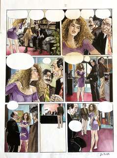 Horacio Altuna | Original ink and colour on laser copy for Playboy. Cm. 25x33. Signed. Code 1830. | Segni e Disegni