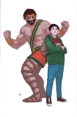 Khoi Pham | Hercules Painted Art - Signed | Anthony’s Comic Book Art