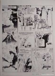 Original de ALFONSO FONT perteneciente a LOS ROBINSONES DE LA TIERRA