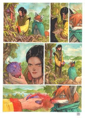 Henrichon Niko | Planche originale 11 de Fang du Tome 2 -A la poursuite d’Aldafaor- | Galerie Napoléon