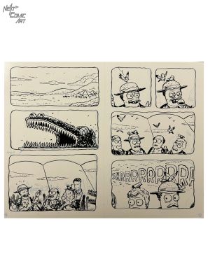 Manix Abrera | Realligator #1 Pgs 14 & 15 Issue 1 Page 14 And 15 | Next Comic Art