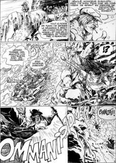 Loisel Régis. (Né En 1951) | LOISEL Régis. Planche Ã  l’encre de Chine noire pour la 5e planche d’un | Tessier Sarrou