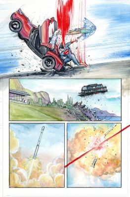 Juan Ferreyra | Absolute Superman Issue 23 Page 09 | ComiConArt