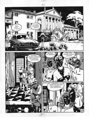 Varenne Alex | Planche originale 28 du tome de la série Erma Jaguar | Galerie Napoléon