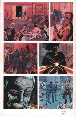 Jackson (Butch) Guice | Clive Barker’s Hellraiser #11 P.13 - Gunfight - 1992 | Anthony’s Comic Book Art