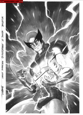 Michele Bandini | Covers / Pinups Issue Wolverine Weapons of Armageddon # 3 Page Cover | Kwan Chang