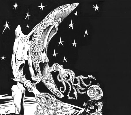 Foerster Philippe | Double planche originale du chapitre 1 : La Nuit à boire de NECRONOMICKEY | Galerie Napoléon